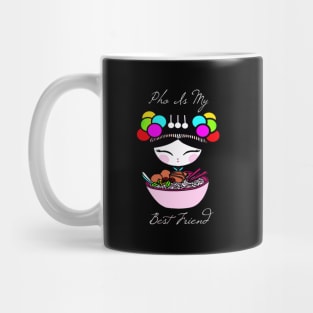 Pho Is My Best Friend Pom Pom Hmong Creations Mug